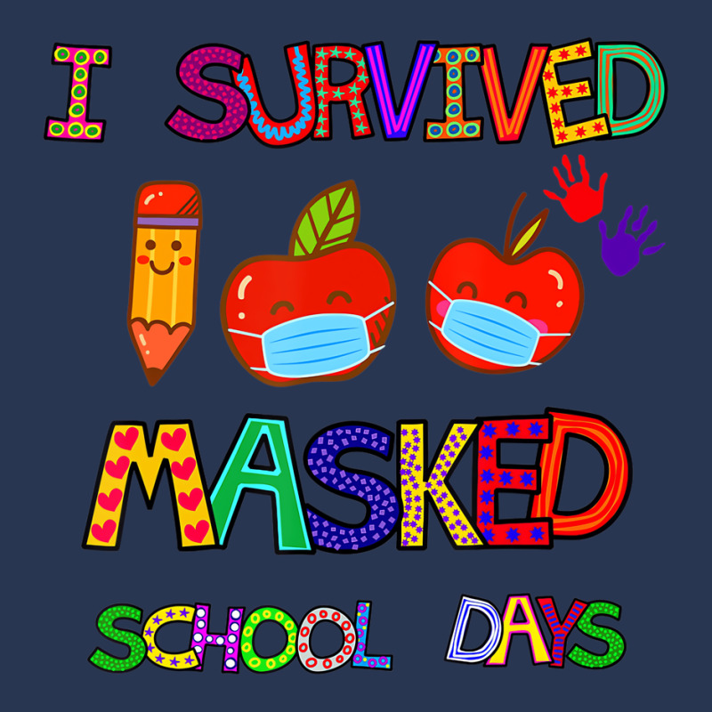 I Survived 100 Masked School Days Student Teacher Men Denim Jacket | Artistshot