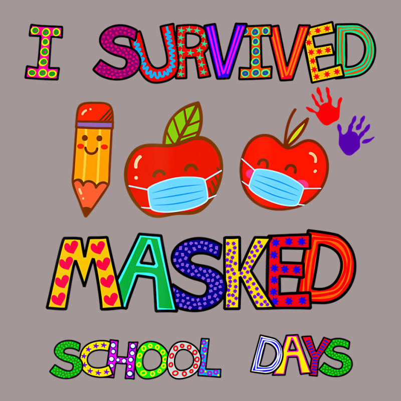 I Survived 100 Masked School Days Student Teacher Vintage Hoodie | Artistshot