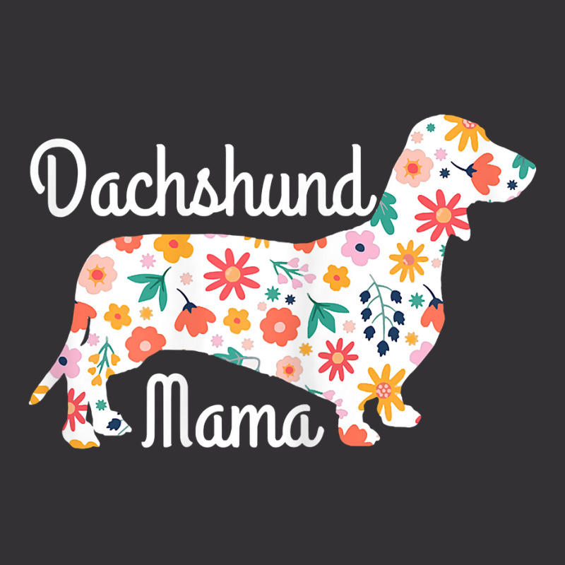 Womens Dachshund Mama Wiener Dog Doxie Mom Funny C Vintage Hoodie And Short Set | Artistshot