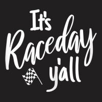 Womens Dirt Track Racing Raceday Y'all Checkered F T-shirt | Artistshot