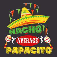 Mens Nacho Average Papacito Dad Funny Father's Day Vintage Hoodie | Artistshot