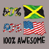 Kids 50% American 50% Jamaican 100% Awesome Boy Gi Vintage Hoodie | Artistshot