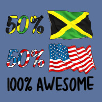 Kids 50% American 50% Jamaican 100% Awesome Boy Gi Lightweight Hoodie | Artistshot