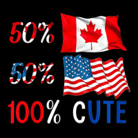 Kids 50% Canadian 50% American 100% Cute Half Cana Adjustable Cap | Artistshot