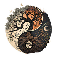 Tree Of Life Yin Yang T Shirt V-neck Tee | Artistshot