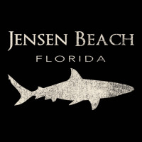 Retro Jensen Beach Fl Shark T Shirt Toddler 3/4 Sleeve Tee | Artistshot