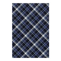 Blue And Grey Checks Pattern Women's V-neck T-shirt | Artistshot