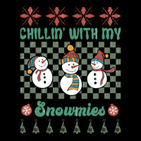 Chillin' With My Snowmies Men's Long Sleeve Pajama Set | Artistshot