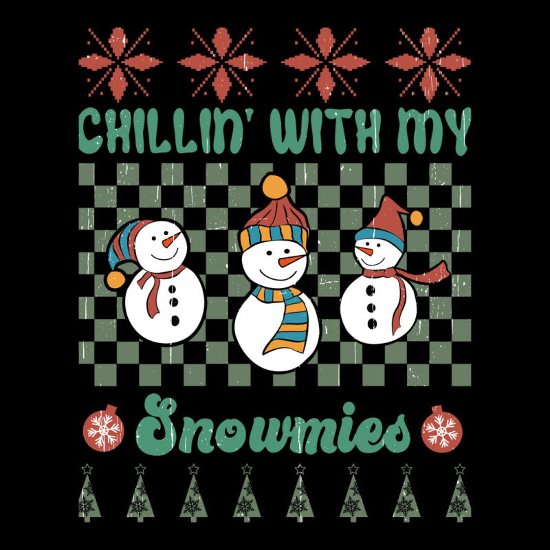 Chillin' With My Snowmies Men's Long Sleeve Pajama Set by sekelneald | Artistshot