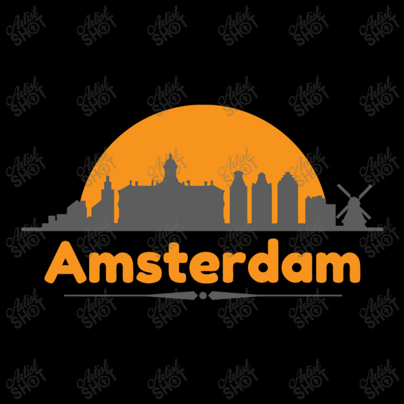 Amsterdam Skyline Zipper Hoodie by donnatello | Artistshot