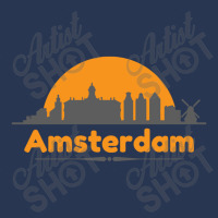 Amsterdam Skyline Men Denim Jacket | Artistshot