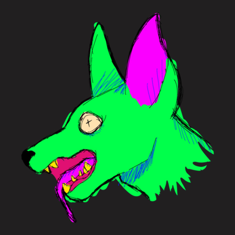 Neon Rabid Zombie Dog 1 T-Shirt by JEFFREYHTHRASHER | Artistshot