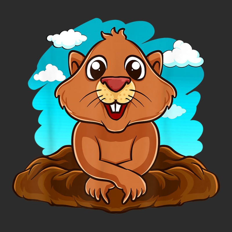 Kids Groundhog Day Boy Girl Cute Marmota Woodchuck Exclusive T-shirt by ChristinaMarieCavanaugh | Artistshot