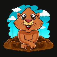 Kids Groundhog Day Boy Girl Cute Marmota Woodchuck Scorecard Crop Tee | Artistshot