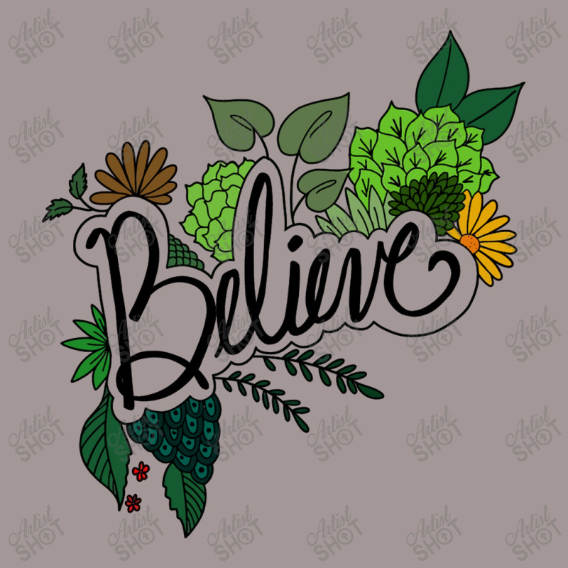 Believe Flowers Vintage Short | Artistshot