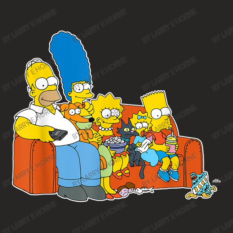 The Simpsons Homer Ladies Fitted T-Shirt by Larry E Horne | Artistshot