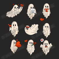 Ghost Valentines, Spooky Valentine's Day Ladies Fitted T-shirt | Artistshot