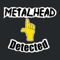 Metalhead Detected Crewneck Sweatshirt | Artistshot