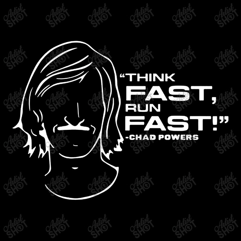 Think Fast Run Fast Chad Powers Fleece Short | Artistshot