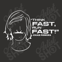 Think Fast Run Fast Chad Powers Champion Hoodie | Artistshot