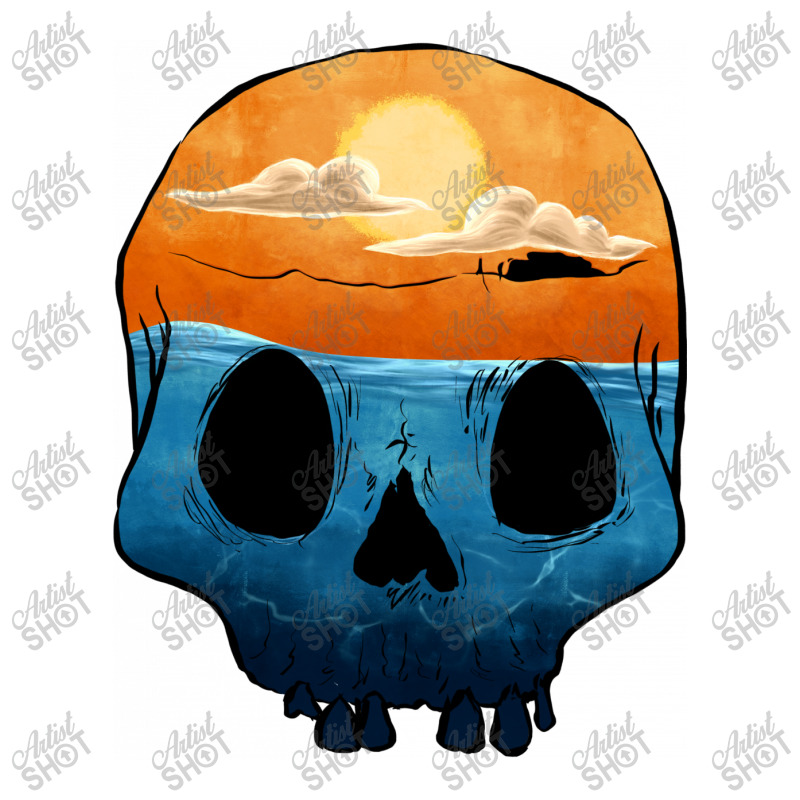 Sunset Skull Sticker | Artistshot