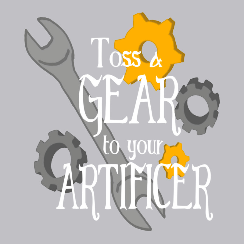 Toss A Gear To Your Artificer. Pocket T-Shirt by winkleslifkos | Artistshot