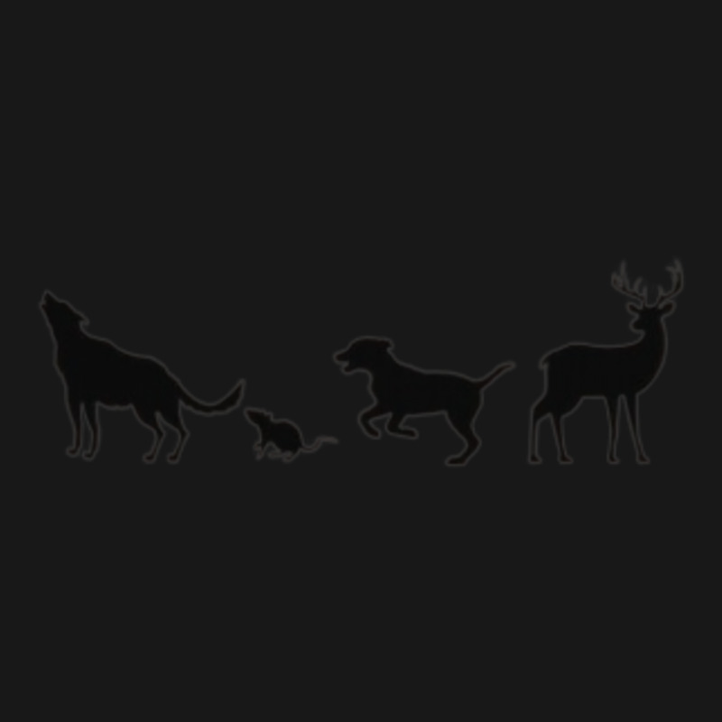 House Animals Playing Silhouette Flannel Shirt by kirgankroupau | Artistshot