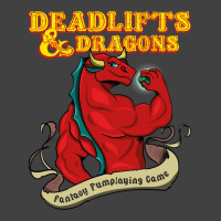 Workout Gain Funny Quote Deadlifts And Dragons Dnd Vintage T-shirt | Artistshot