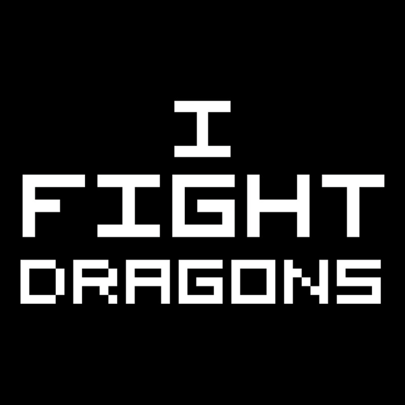 I Fight Dragons (reversed Colours) V-Neck Tee by vollersurese | Artistshot