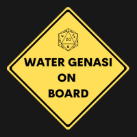 Water Genasi On Board Dnd D20 Flannel Shirt | Artistshot