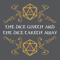 The Dice Giveth And Taketh Away Natural  And Criti Ladies Fitted T-shirt | Artistshot