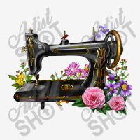 Floral Sewing Machine Graphic T-shirt | Artistshot