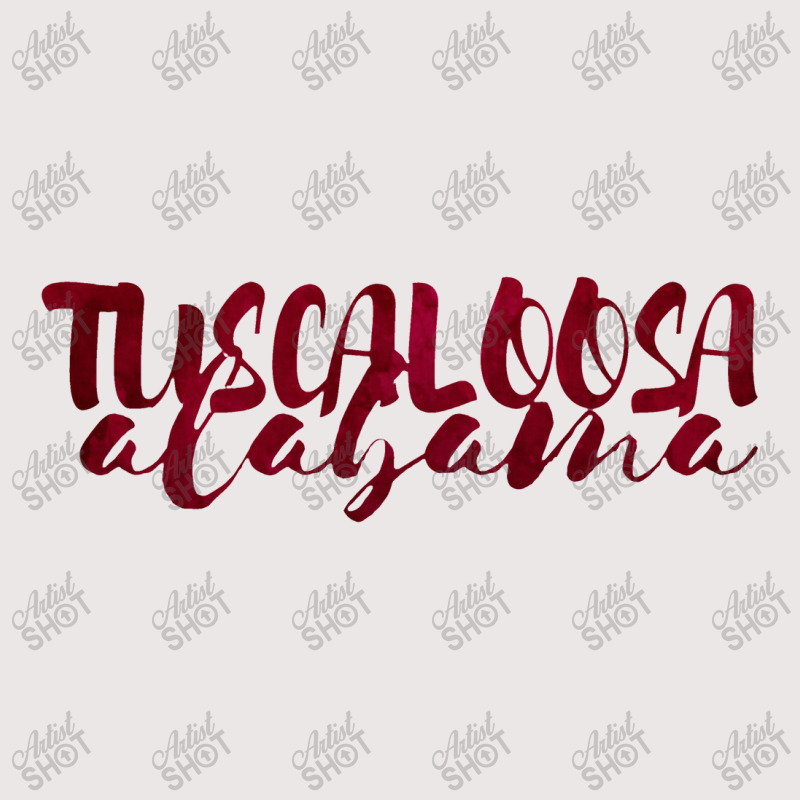 Tuscaloosa Watercolor Text Pocket T-shirt | Artistshot