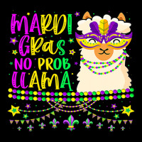 Mardi Gras No Prob Llama Carnival Mask Fat Tuesday Legging | Artistshot