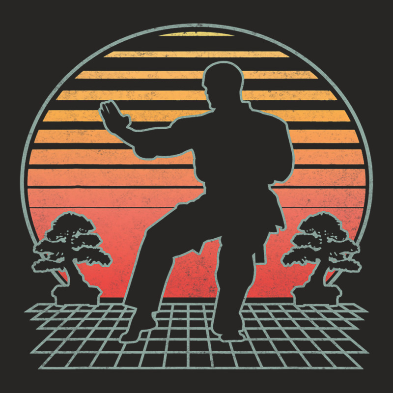 Martial Arts Fighter Futuristic Retro Karate Taekw Ladies Fitted T-Shirt by RILEYALLEN | Artistshot