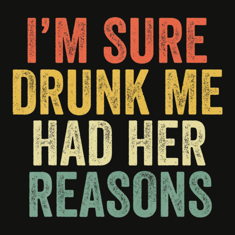 I'm Sure Drunk Me Had Her Reasons Funny Retro Vint Scorecard Crop Tee by shamirmorira4 | Artistshot