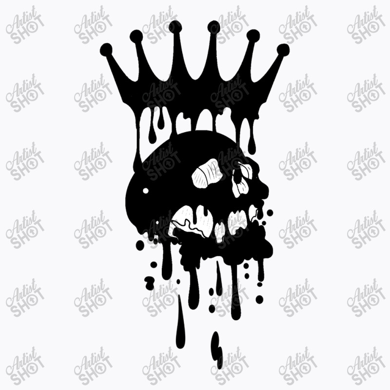 Melting Skull With Melting Crown T-shirt | Artistshot