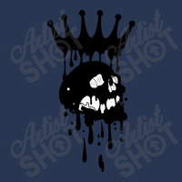 Melting Skull With Melting Crown Men Denim Jacket | Artistshot