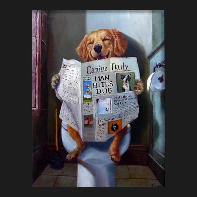 Dog Reading The Newspaper On Toilet Hoodie & Jogger set by ronaldojon | Artistshot