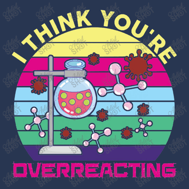 Science  I Think You're Overreacting Men Denim Jacket | Artistshot