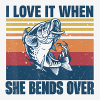 Vintage Bass Fishing Fisherman I Love It When She Graphic T-shirt | Artistshot