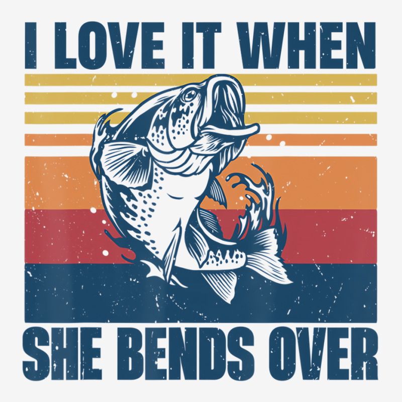 Vintage Bass Fishing Fisherman I Love It When She Graphic T-shirt by stidmanuks | Artistshot