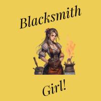 Blacksmith Girl Yellow Graphic T-shirt | Artistshot