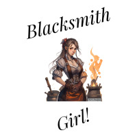 Blacksmith Girl Yellow 3/4 Sleeve Shirt | Artistshot