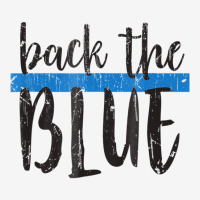 Back The Blue T Shirt   Police Support Tee   Copy Graphic T-shirt | Artistshot