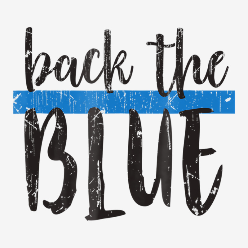 Back The Blue T Shirt   Police Support Tee   Copy Graphic T-shirt | Artistshot