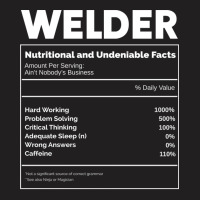 Welding Nutritkon Facts Welder Metalsmith Blue T-shirt | Artistshot