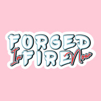 Forged In Fire Now Lettering Red Graphic T-shirt | Artistshot