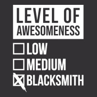 Funny Level Of Awesomeness Low Blacksmith Blacksmi Vintage Hoodie And Short Set | Artistshot