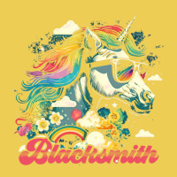 Rainbow Unicorn Blacksmith Summer Graphic T-shirt | Artistshot